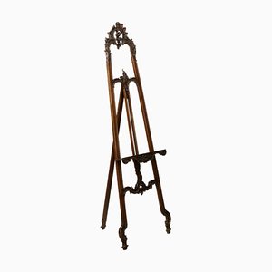 Neo-Rococo Style Carved Wood Easel, 1900s