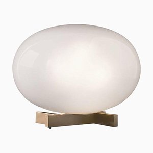 Alba Tischlampe aus mundgeblasenem Opalglas von Mariana Pellegrino Soto für Oluce