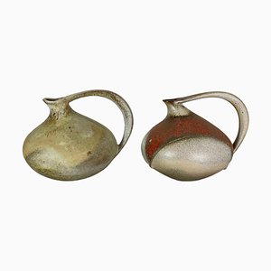 Pottery Vases 313 attributed to Kurt Tschörner Ruscha, Germany, 1960s, Set of 2