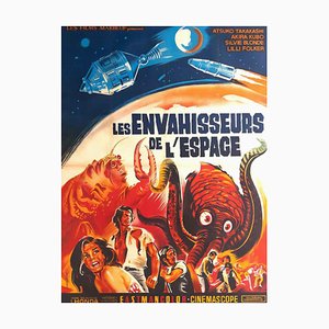Französisches Space Amoeba Grande Film Poster von Belinksy, 1971