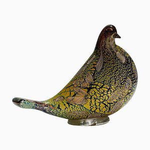 Art Glass Dove attributed to Aldo Nason, Murano, 1968
