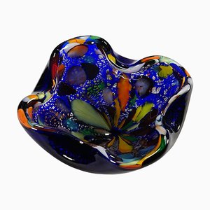 Art Glass Murano Bowl attributed to Aureliano Toso, 1950s