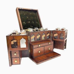 19th Century English Medicine Chest by Clay & Abraham, Liverpool