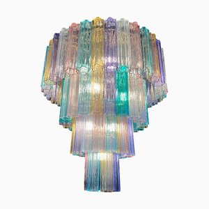 Grand Lustre en Verre Murano Multicolore par Valentina Planta