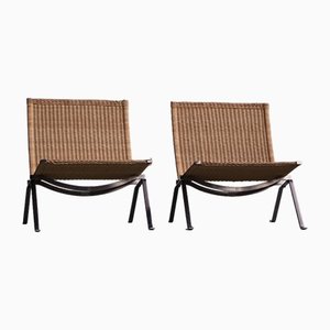 PK22 Chairs by Poul Kjærholm for Fritz Hansen, 1950s, Set of 2