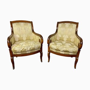 Louis-Philippe Armchairs, 1820, Set of 2