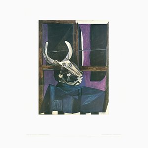 Picasso, Nature Morte au Crane de Boeuf, años 20, Litografía