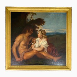 After Titian, The Three Ages of Man, Oil on Canvas, 19th Century