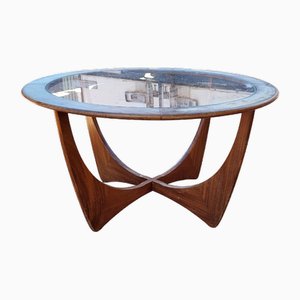 Astro Round Coffee Table with G Plan Helix Legs by Victor Wilkins