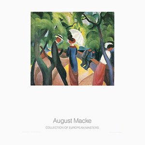 August Macke, Promenade, años 20, Litografía