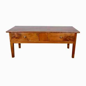 Vintage Cherry Coffee Table, Late 19th Century
