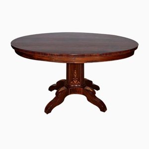 Charles X Oval Side Table in Rosewood, Early 19th Century