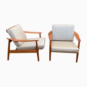 Model 164 Lounge Chairs by Arne Vordre for Cado, 1965, Set of 2