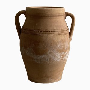 Vaso o urna in terracotta con due manici, Italia, anni '10