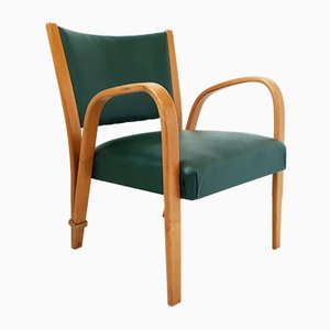 Mid-Century French Bow Wood Chair by Hughes Steiner for Steiner, 1950s