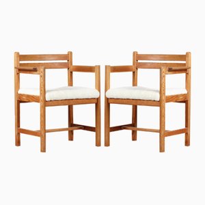 Pine No. 503 Asserbo Armchairs by Karl Andersson for Karl Andersson & Söner, Sweden, 1970s, Set of 2