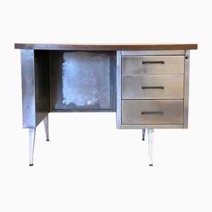 Vintage Schreibtisch aus Eisen, 1970er