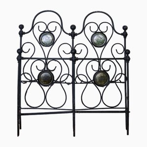 Wrought Iron Double Bed, Italy, 1890s