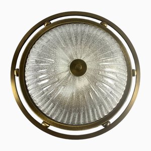 Lampada da soffitto grande vintage di Fisher Leuchten, Germania