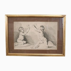Edmé Bouchardon, Engraving, 18th Century, Framed