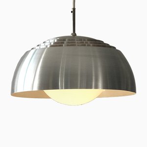 Lampe à Suspension avec Abat-Jour en Aluminium, 1960s