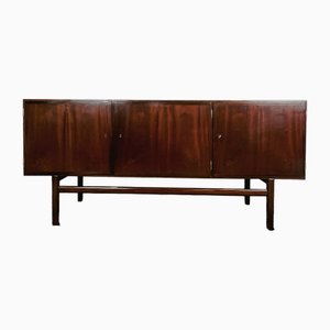 Mahogany Sideboard attributed to Ole Wanscher for Poul Jeppesen Møbelfabrik, 1950s