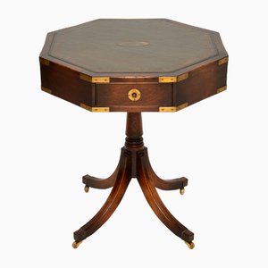 Vintage Military Campaign Drum Table, 1930s