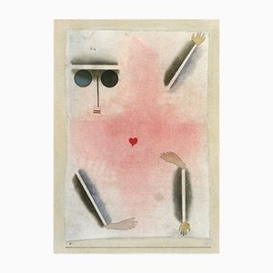 Paul Klee, Hat Kopf, Hand, Fuss und Herz, años 20, Litografía