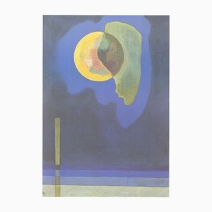 After Kandinsky, Yellow Circle, Print