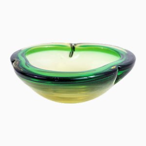 Cenicero de cristal de Murano, años 60