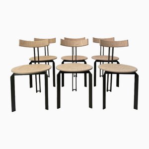 Model Zeta Chairs by Martin Haksteen for Harvink, 1980s, Set of 6