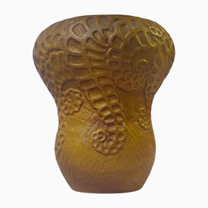 Art Nouveau Terracotta Vase with Squid Tentacles by Michael Andersen & Son, 1890s