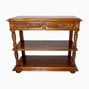 Late 19th Century French Baluster Console with Marble Top