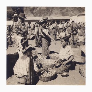 Hanna Seidel, mercado guatemalteco, fotografía en blanco y negro, años 60