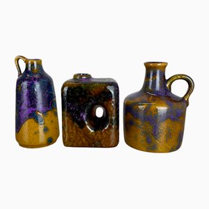 Fat Lava Vases from Marei, Germany, 1970, Set of 3