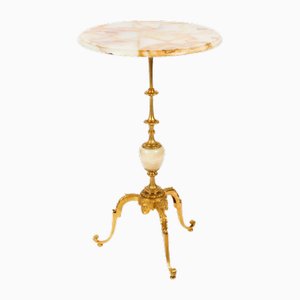 19th Century French Ormolu Onyx Topped Occasional Table