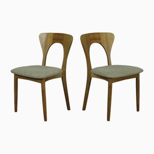 Vintage Chairs in Oak by Niels Koefoed, 1990s, Set of 2
