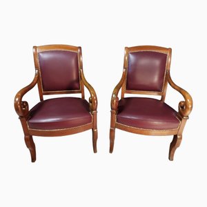 Empire Style Armchairs, Set of 2