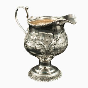 Small Antique English Creamer in Sterling Silver