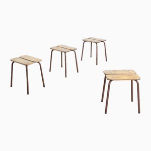 Tabourets, 1950s, Set de 4