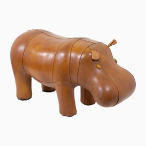Leather Hippo by Dimitri Omersa, 1960s