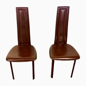 Leather Chairs from DAD, 1960s, Set of 2