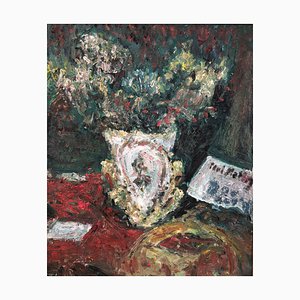 Paul Mathey, Nature morte, Olio su tela, con cornice