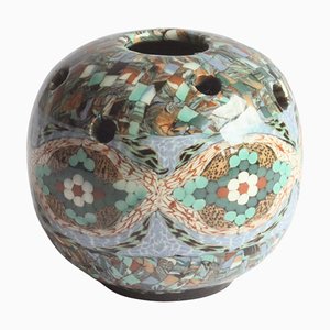 Neriage Mosaic Vase by Jean Gerbino, 1930s