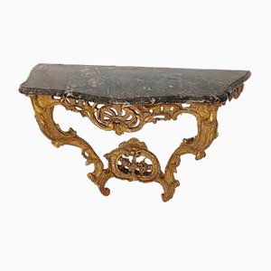 Gilded Louis XV Wand Console, 1700s