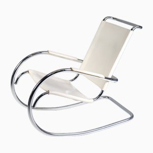 Bauhaus Style Rocking Chair by Fasem Italy, 1970s