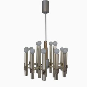 Italian Sputnik Chandelier by Angelo Brotto for Esperia, 1960s