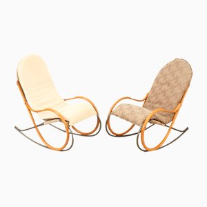 Swiss Nonna Rocking Chair by Paul Tuttle for Strässle, 1970s