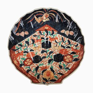 Plato de porcelana Imari de Japón, 1850