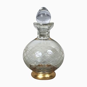 Caraffa Art Deco incisa e dorata, 1940